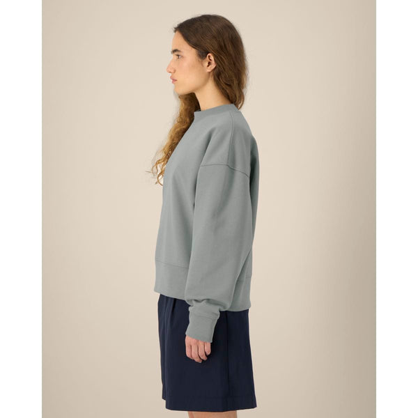 Felpa Girocollo Unisex Boxy In Cotone Riciclato Ryler - personalizzabile con logo