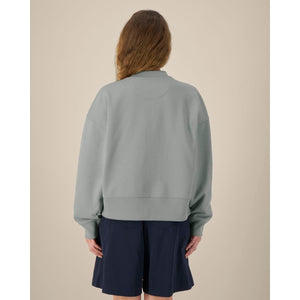 Felpa Girocollo Unisex Boxy In Cotone Riciclato Ryler - personalizzabile con logo