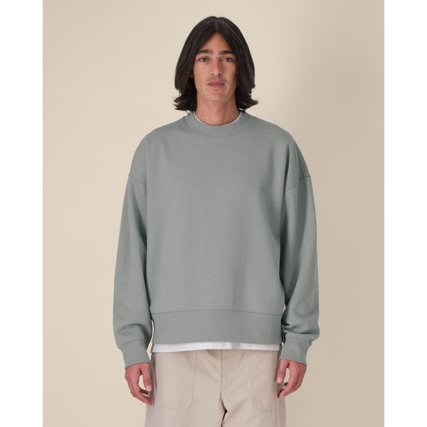 Felpa Girocollo Unisex Boxy In Cotone Riciclato Ryler - personalizzabile con logo