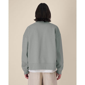 Felpa Girocollo Unisex Boxy In Cotone Riciclato Ryler - personalizzabile con logo