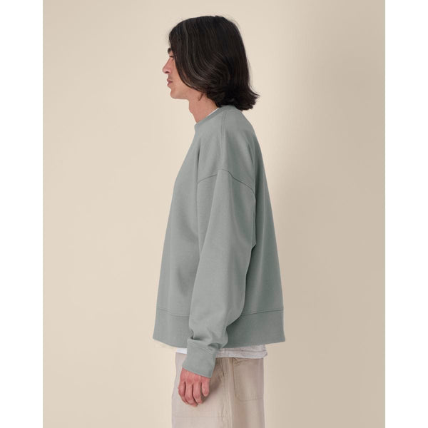 Felpa Girocollo Unisex Boxy In Cotone Riciclato Ryler - personalizzabile con logo