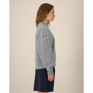 Felpa Girocollo Unisex Boxy In Cotone Riciclato Ryler - personalizzabile con logo