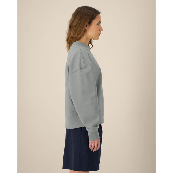 Felpa Girocollo Unisex Boxy In Cotone Riciclato Ryler - personalizzabile con logo