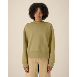 Felpa Girocollo Unisex Boxy In Cotone Riciclato Ryler - personalizzabile con logo