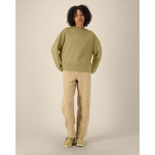 Felpa Girocollo Unisex Boxy In Cotone Riciclato Ryler - personalizzabile con logo