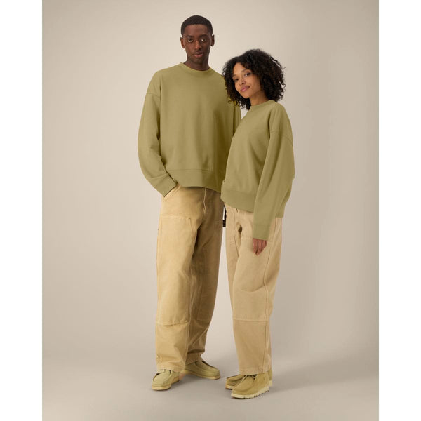 Felpa Girocollo Unisex Boxy In Cotone Riciclato Ryler - personalizzabile con logo