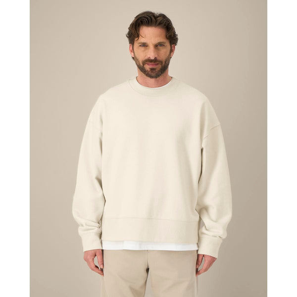 Felpa Girocollo Unisex Boxy In Cotone Riciclato Ryler - personalizzabile con logo