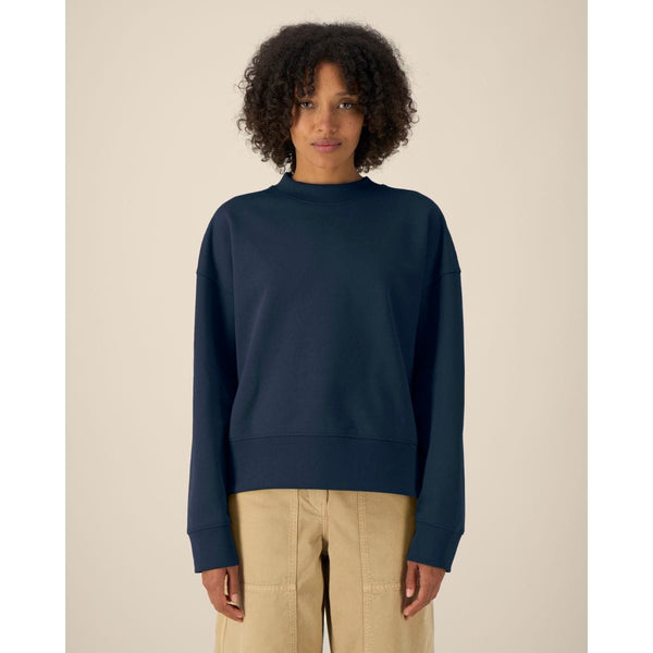 Felpa Girocollo Unisex Boxy In Cotone Riciclato Ryler - personalizzabile con logo