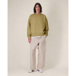 Felpa Girocollo Unisex Boxy In Cotone Riciclato Ryler verde / XXS - personalizzabile con logo