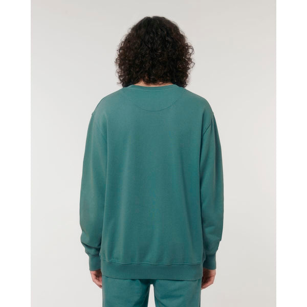 Felpa Girocollo Unisex Garment Dyed In French Terry Matcher Vintage - personalizzabile con logo