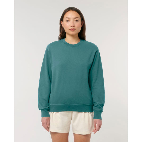 Felpa Girocollo Unisex Garment Dyed In French Terry Matcher Vintage - personalizzabile con logo