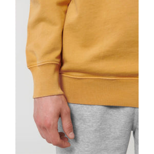 Felpa Girocollo Unisex Garment Dyed In French Terry Matcher Vintage - personalizzabile con logo