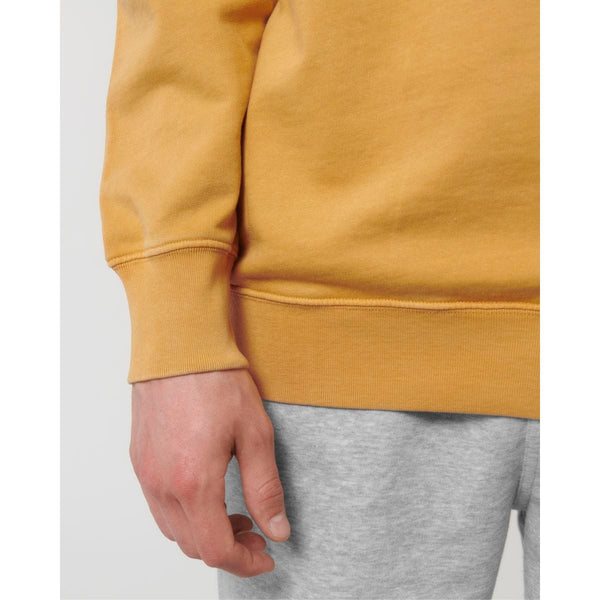 Felpa Girocollo Unisex Garment Dyed In French Terry Matcher Vintage - personalizzabile con logo