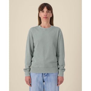 Felpa Girocollo Unisex Garment Dyed In French Terry Matcher Vintage - personalizzabile con logo