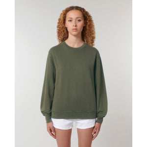 Felpa Girocollo Unisex Garment Dyed In French Terry Matcher Vintage - personalizzabile con logo