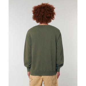 Felpa Girocollo Unisex Garment Dyed In French Terry Matcher Vintage - personalizzabile con logo