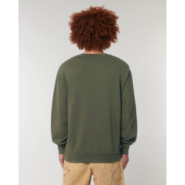 Felpa Girocollo Unisex Garment Dyed In French Terry Matcher Vintage - personalizzabile con logo