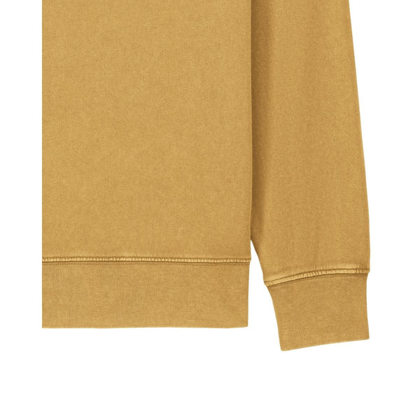 Felpa Girocollo Unisex Garment Dyed In French Terry Matcher Vintage - personalizzabile con logo