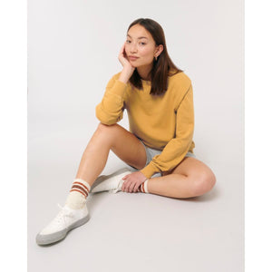 Felpa Girocollo Unisex Garment Dyed In French Terry Matcher Vintage - personalizzabile con logo