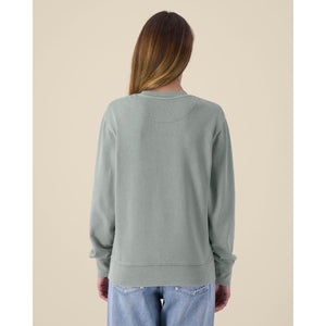 Felpa Girocollo Unisex Garment Dyed In French Terry Matcher Vintage - personalizzabile con logo