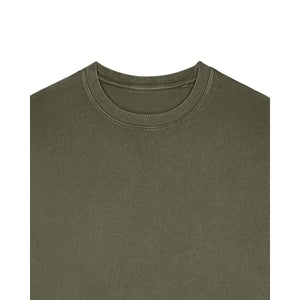 Felpa Girocollo Unisex Garment Dyed In French Terry Matcher Vintage - personalizzabile con logo