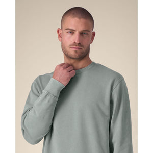 Felpa Girocollo Unisex Garment Dyed In French Terry Matcher Vintage - personalizzabile con logo