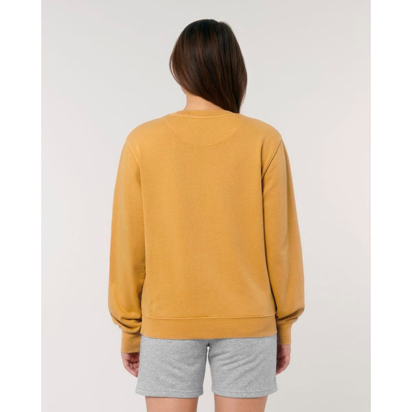 Felpa Girocollo Unisex Garment Dyed In French Terry Matcher Vintage - personalizzabile con logo