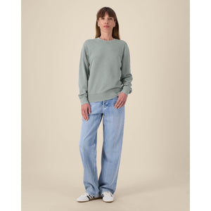 Felpa Girocollo Unisex Garment Dyed In French Terry Matcher Vintage - personalizzabile con logo