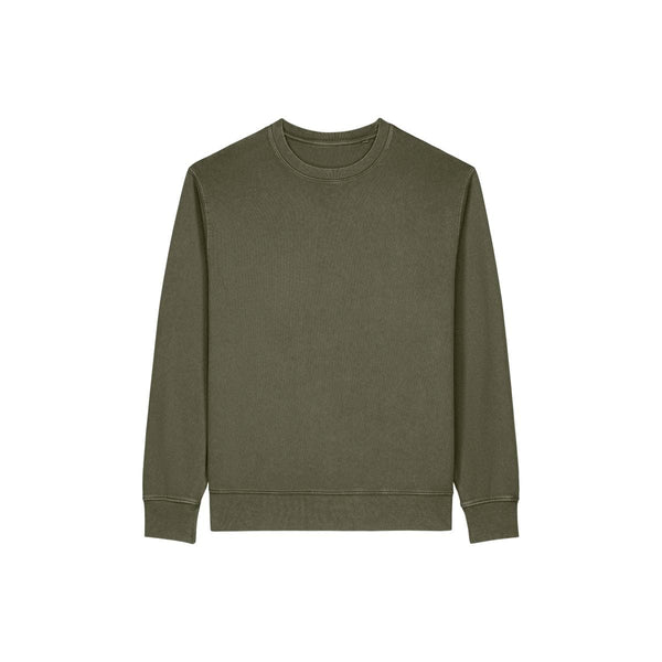 Felpa Girocollo Unisex Garment Dyed In French Terry Matcher Vintage - personalizzabile con logo