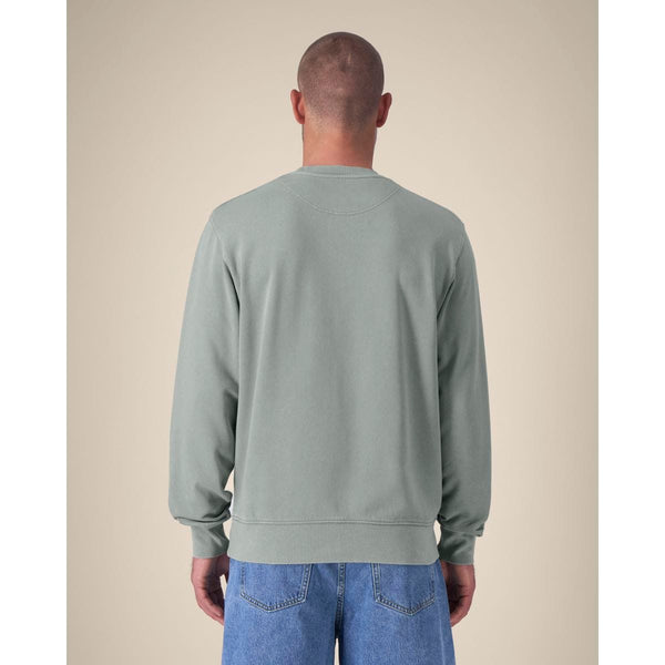 Felpa Girocollo Unisex Garment Dyed In French Terry Matcher Vintage - personalizzabile con logo