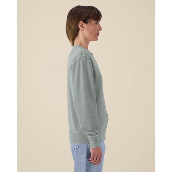 Felpa Girocollo Unisex Garment Dyed In French Terry Matcher Vintage - personalizzabile con logo