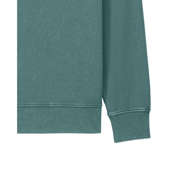 Felpa Girocollo Unisex Garment Dyed In French Terry Matcher Vintage - personalizzabile con logo