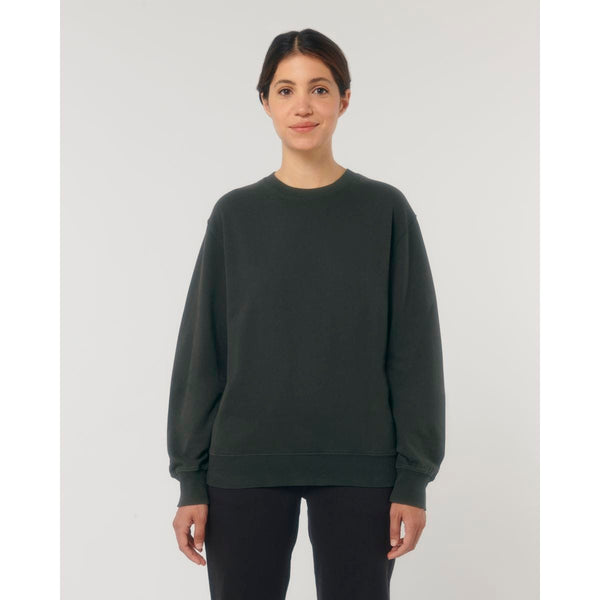 Felpa Girocollo Unisex Garment Dyed In French Terry Matcher Vintage - personalizzabile con logo