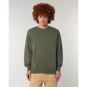 Felpa Girocollo Unisex Garment Dyed In French Terry Matcher Vintage - personalizzabile con logo
