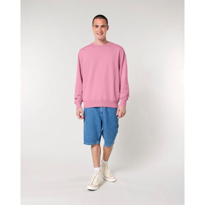 Felpa Girocollo Unisex Garment Dyed In French Terry Matcher Vintage rosa / XXS - personalizzabile con logo
