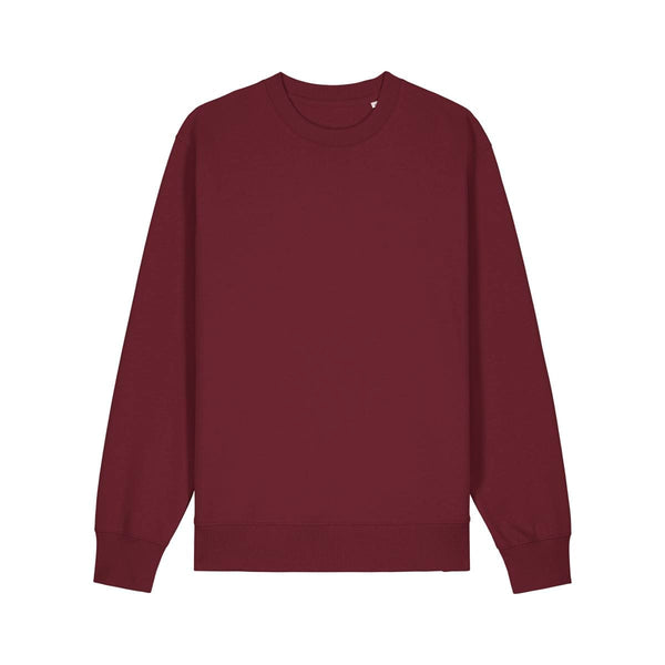 Felpa Girocollo Unisex Iconic Changer 2.0 bordeaux / XS - personalizzabile con logo