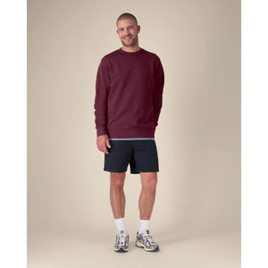 Felpa Girocollo Unisex Iconic Changer 2.0 deep plum / XS - personalizzabile con logo