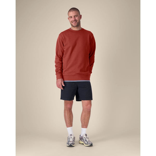 Felpa Girocollo Unisex Iconic Changer 2.0 earthy red / XS - personalizzabile con logo
