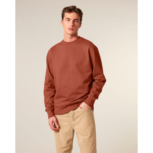 Felpa Girocollo Unisex Iconic Changer 2.0 heritage brown / S - personalizzabile con logo