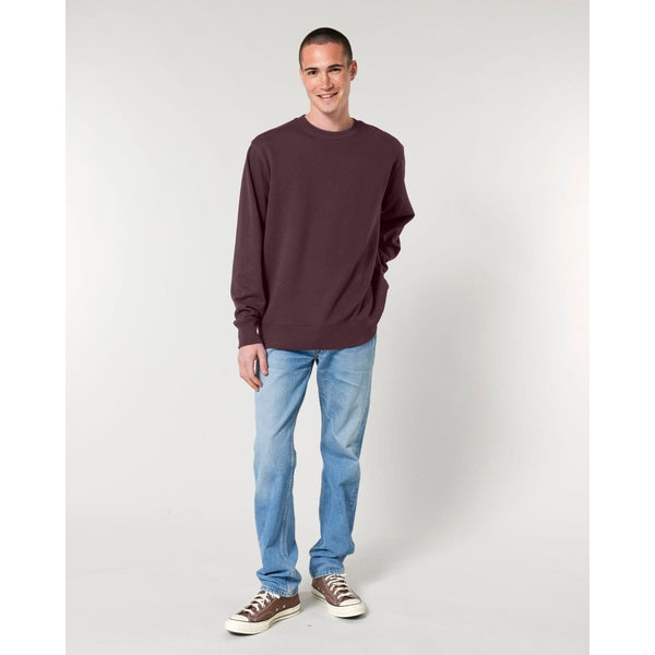 Felpa Girocollo Unisex Iconic Changer 2.0 marrone / XS - personalizzabile con logo