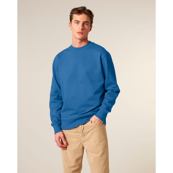 Felpa Girocollo Unisex Iconic Changer 2.0 mindful blue / S - personalizzabile con logo