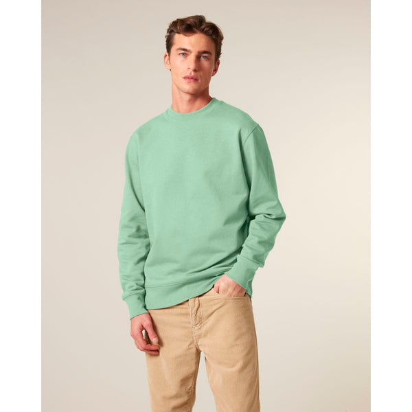 Felpa Girocollo Unisex Iconic Changer 2.0 misty jade / XS - personalizzabile con logo