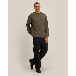 Felpa Girocollo Unisex Iconic Changer 2.0 mosstone / XS - personalizzabile con logo