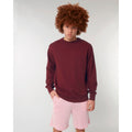 Felpa Girocollo Unisex In French Terry Matcher bordeaux / XXS - personalizzabile con logo