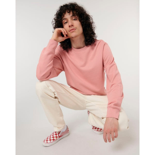 Felpa Girocollo Unisex In French Terry Matcher rosa / XXS - personalizzabile con logo