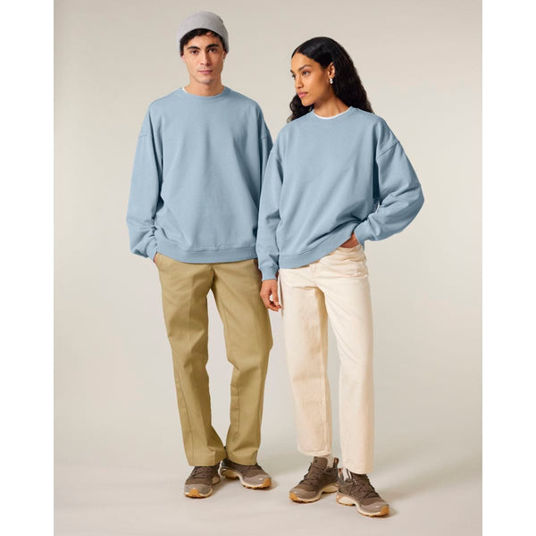 Felpa Girocollo Unisex Oversized Garment Dyed Radder 2.0 Vintage - personalizzabile con logo