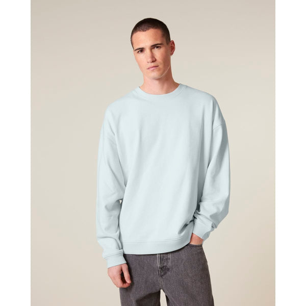 Felpa Girocollo Unisex Oversized Radder 2.0 azzurro / XXS - personalizzabile con logo