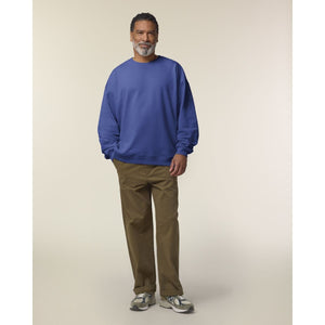 Felpa Girocollo Unisex Oversized Radder 2.0 blu / XXS - personalizzabile con logo