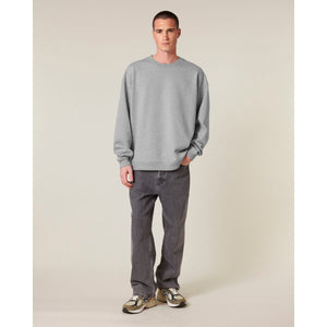 Felpa Girocollo Unisex Oversized Radder 2.0 grigio / XXS - personalizzabile con logo