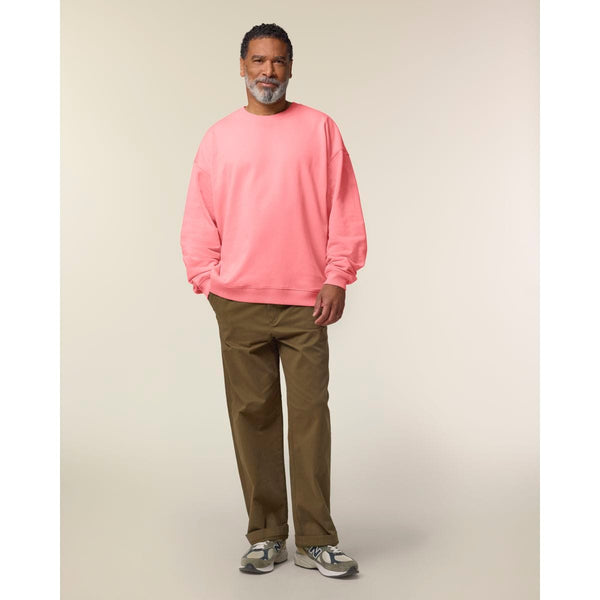 Felpa Girocollo Unisex Oversized Radder 2.0 rosa / XXS - personalizzabile con logo